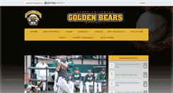 Desktop Screenshot of goldenbearbaseball.com